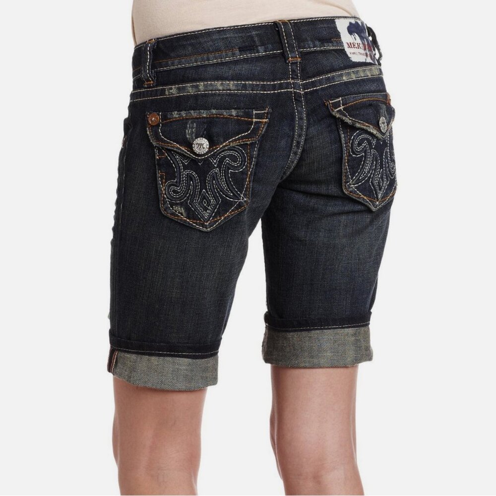 Mek Denim Oaxaca Bermuda Denim Shorts